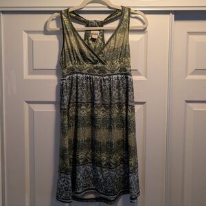 Vintage Y2K Mudd Dress Boho Paisley Print